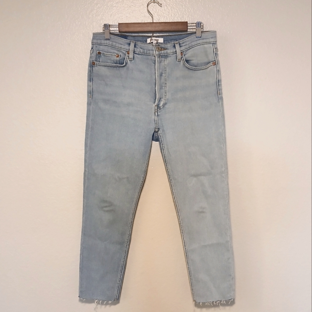 Re/Done 90s Highrise Cropped Ankle SZ 30